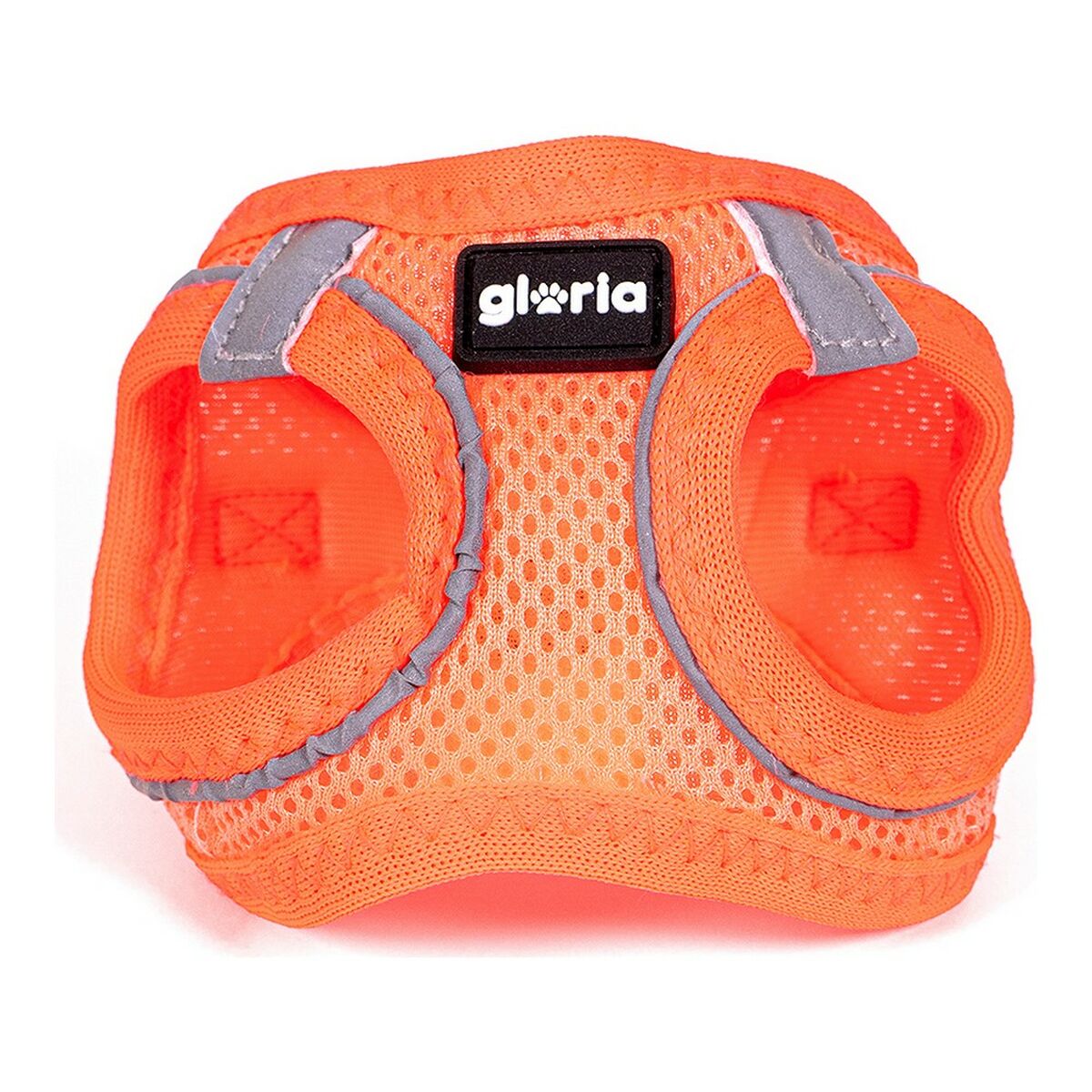 Imbracatura per Cani Gloria Air Mesh Trek Star Regolabile Arancio L (33,4-35 cm)