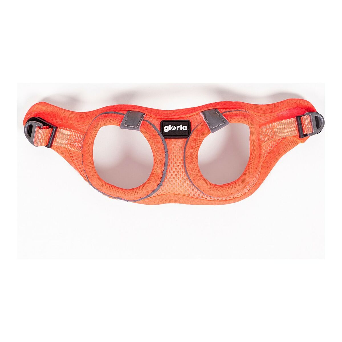 Imbracatura per Cani Gloria Air Mesh Trek Star Regolabile Arancio L (33,4-35 cm)