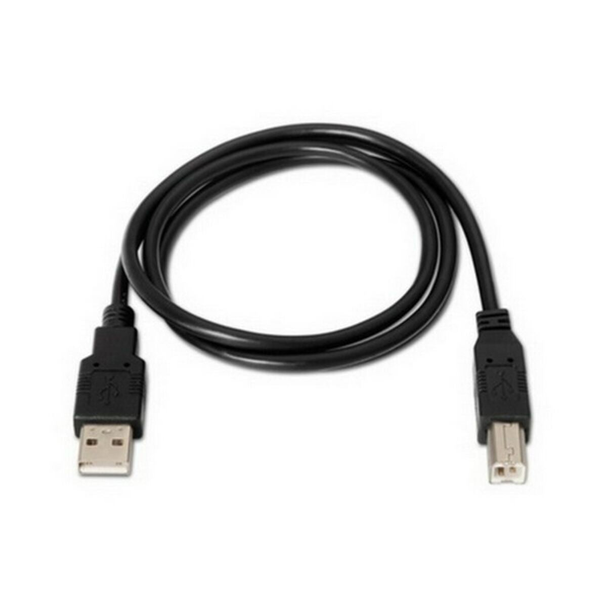 Cavo USB 2.0 A con USB B NANOCABLE 10.01.0105-BK Nero (4,5 m)