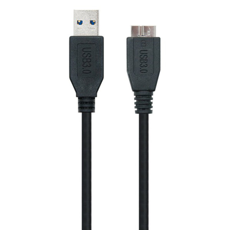 Cavo USB 3.0 A con Micro USB B NANOCABLE 10.01.110-BK