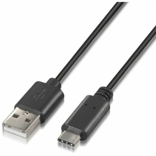 Cavo USB A con USB C NANOCABLE 10.01.2102 Nero 2 m