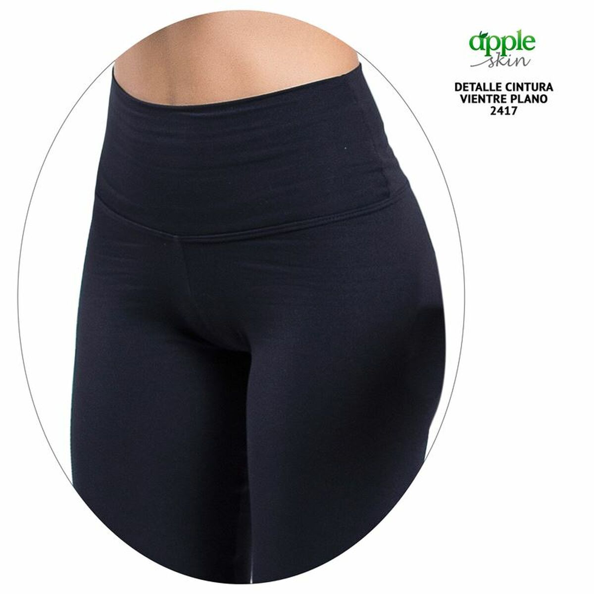 Leggings Sportivo da Donna Happy Dance 2417ATC Nero