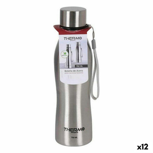 Bottiglia ThermoSport Acciaio Argentato (12 Unità)