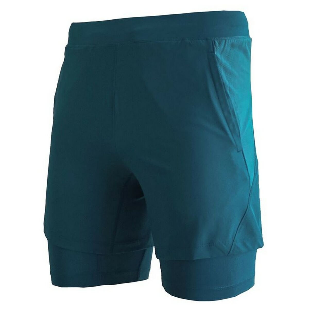 Pantaloni Corti Sportivi da Uomo Joluvi Best Ciano