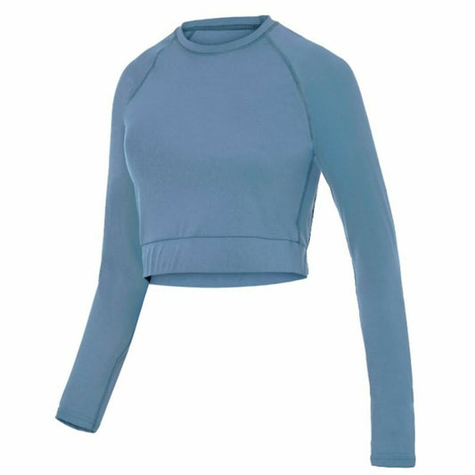 Maglia a Maniche Lunghe Donna Joluvi Azzurro Indaco