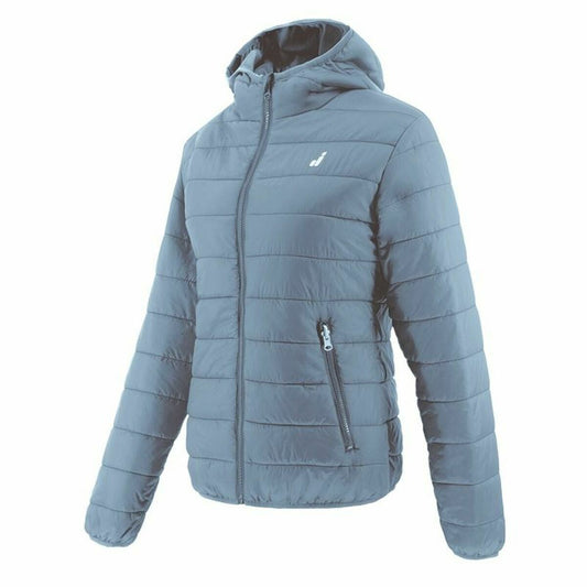 Anorak Joluvi Shure Con cappuccio Donna Blu Acciaio