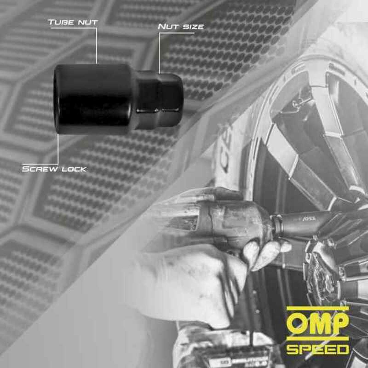 Kit di viti OMP OMPS09831401 M14 x 1,50 4 uds Nero