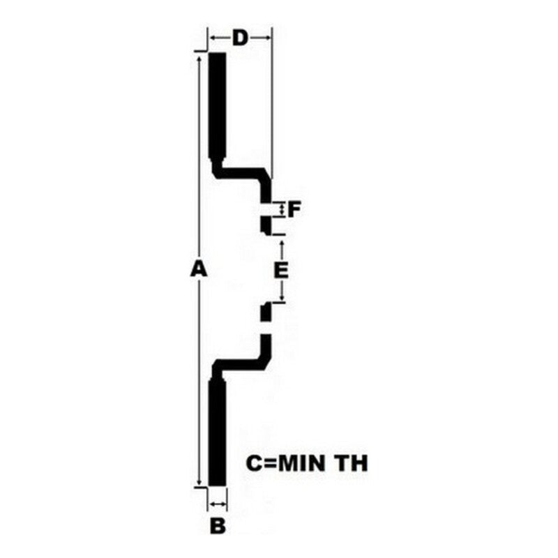 Dischi Freno Black Diamond KBD1381CD Solido Posteriore Perforazione