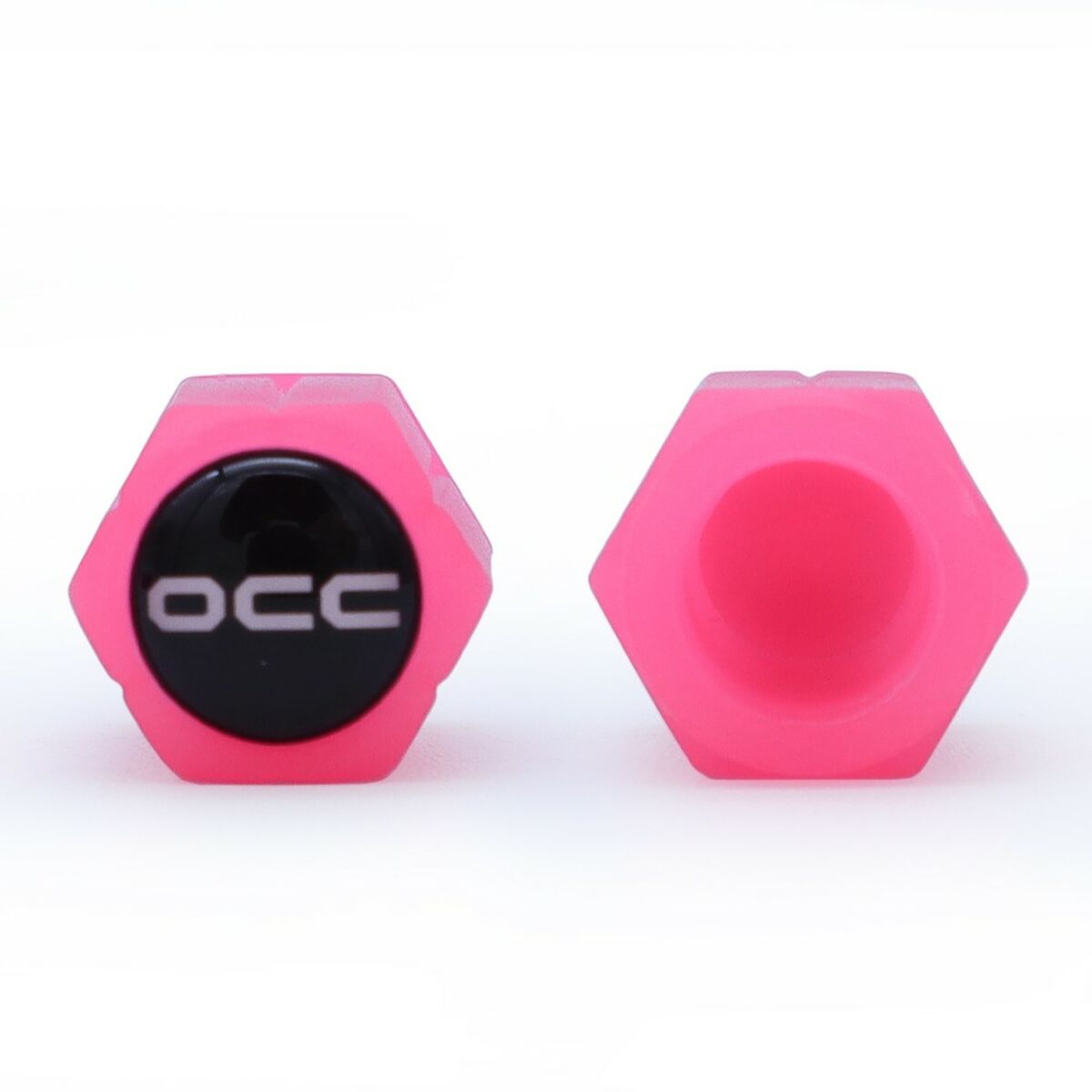 Set di tappi OCC Motorsport OCCLEV003 4 Unità Fluorescente Rosa