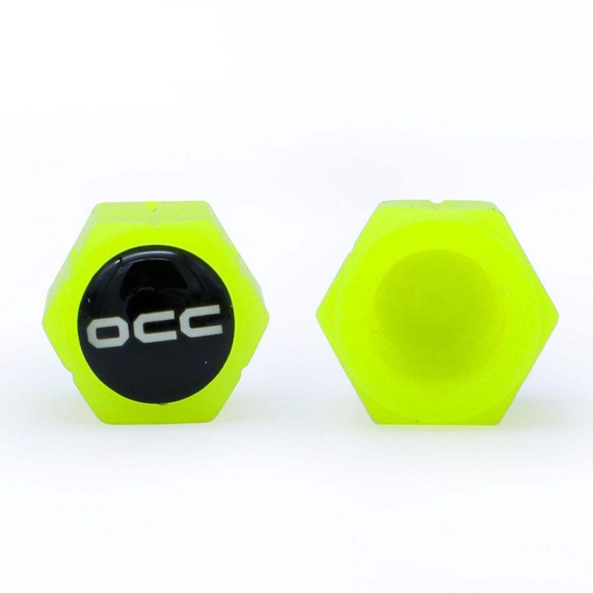 Set di tappi OCC Motorsport OCCLEV005 4 Unità Fluorescente Giallo