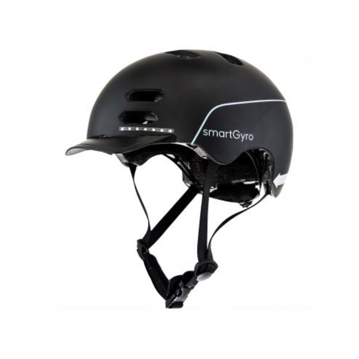 Casco da Ciclismo per Adulti Smartgyro SMART Nero