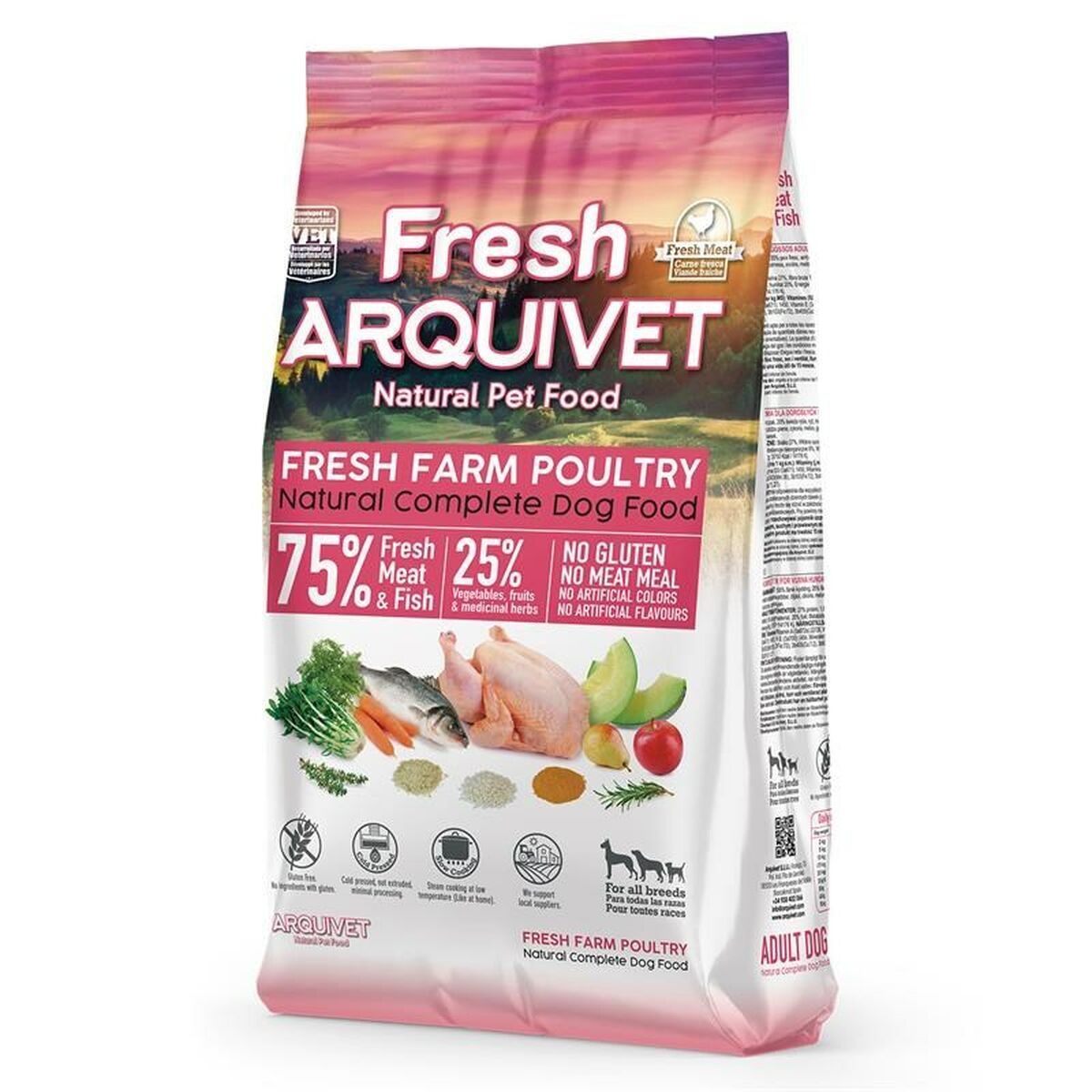 Io penso Arquivet Fresh Chicken and oceanic fish Adulto Pollo Pesce 2,5 kg