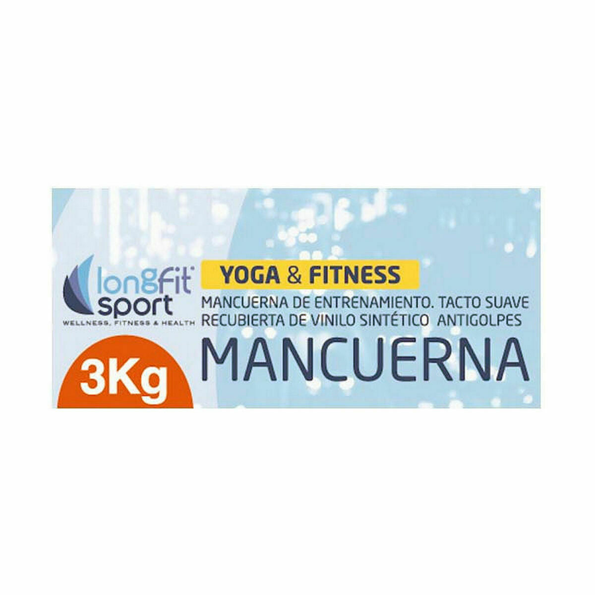 Manubri LongFit Sport Longfit sport 3 Kg Azzurro 3 Unità