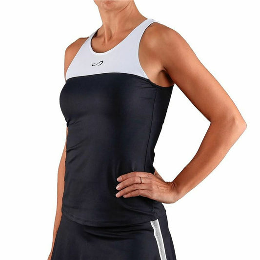 Maglia Smanicata da Donna Endless Endless Lux Ribbon Padel Nero