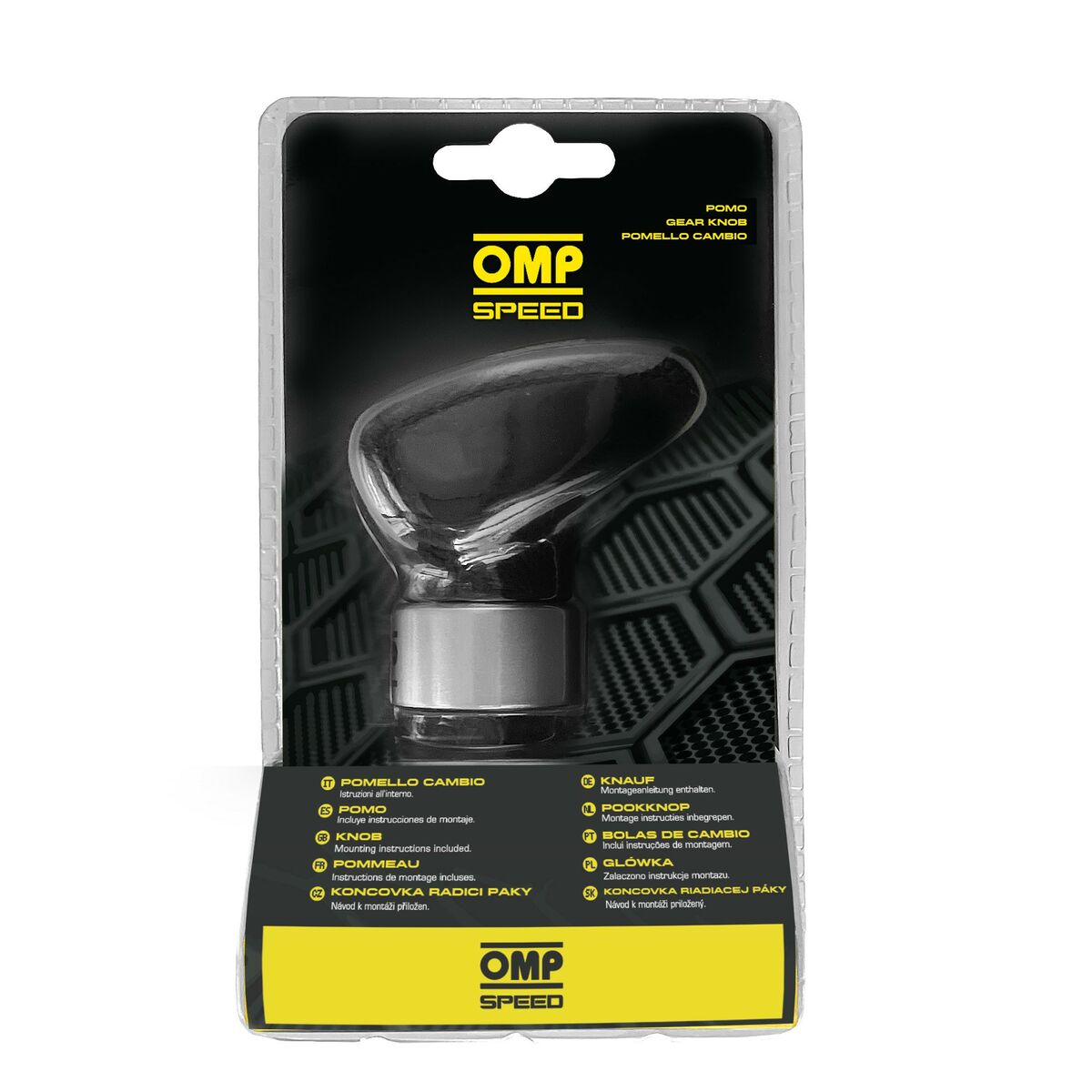 Pomello della Leva del Cambio OMP OMPS18260012 Nero