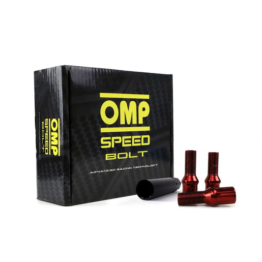 Set Dadi OMP 27 mm Rosso 20 uds M12 x 1,25