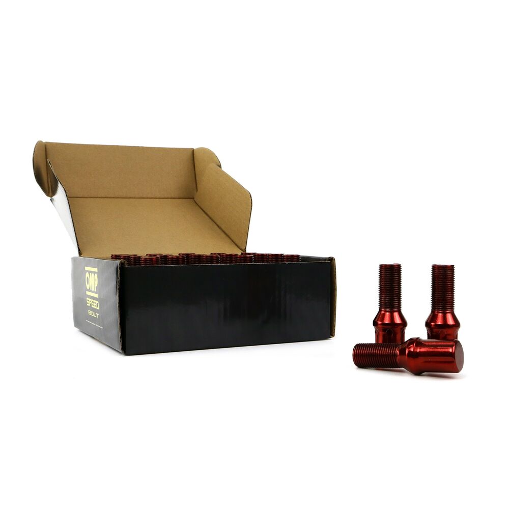 Set Dadi OMP 27 mm Rosso 20 uds M12 x 1,25