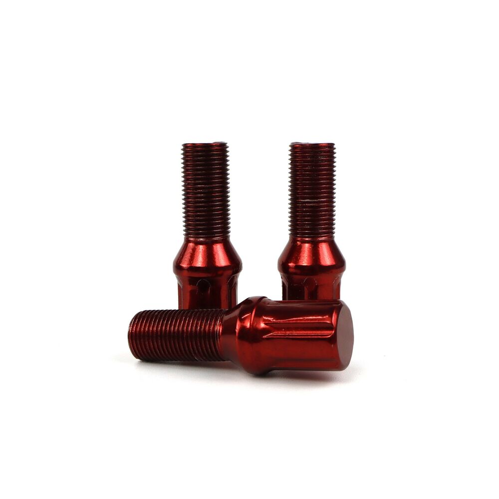 Set Dadi OMP 27 mm Rosso 20 uds M12 x 1,25