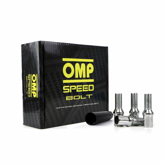 Set Dadi OMP 27 mm Argento 20 uds M12 x 1,25