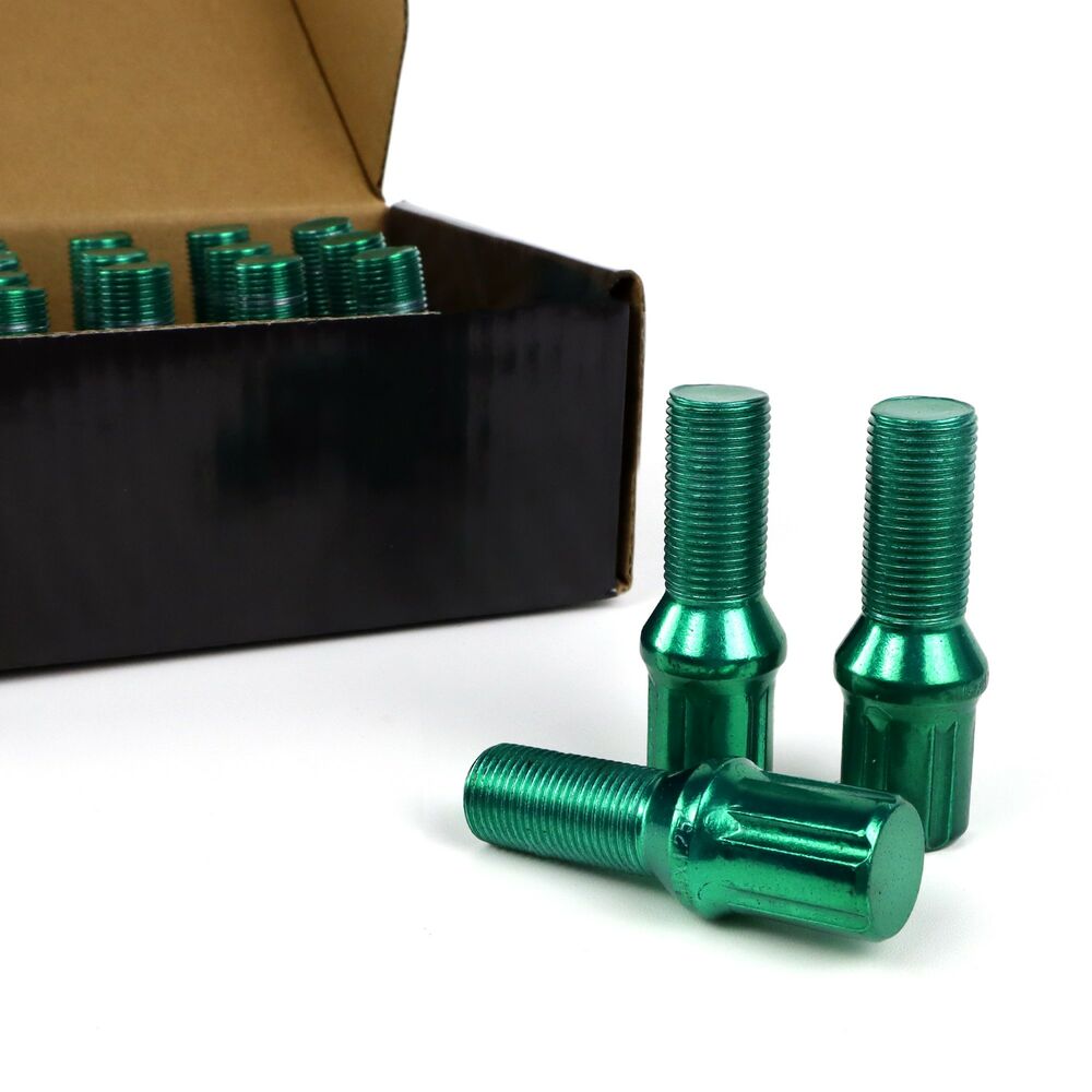 Set Dadi OMP 27 mm Verde 20 uds M12 x 1,50