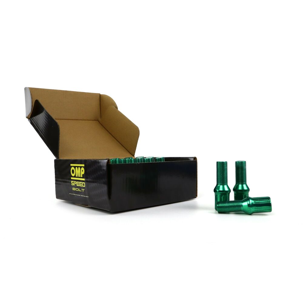 Set Dadi OMP 27 mm Verde 20 uds M14 x 1,25