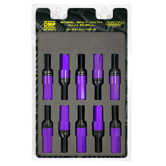 Kit di viti OMP OMPS09971211 28 mm Viola M12 x 1,25