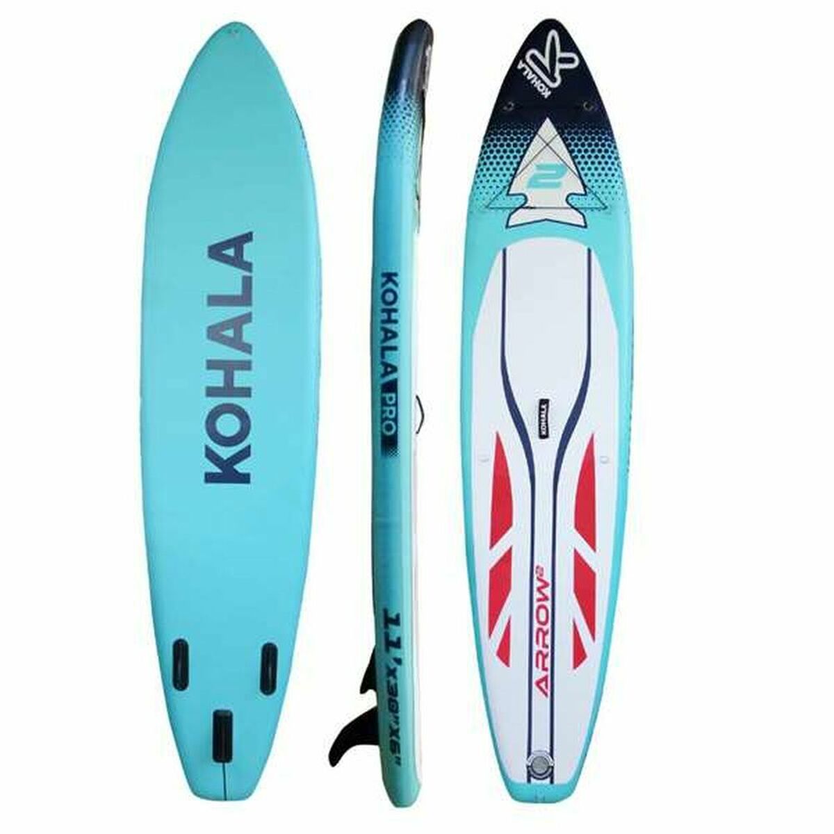 Tavola da Paddle Surf Gonfiabile con Accessori Kohala Arrow 2 Azzurro ( 335 x 75 x 15  cm)