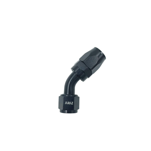 Raccordo Mraz OCC9070-11-08-BK AN8 ( 3/4 x 16 UNF)  Nero 45º