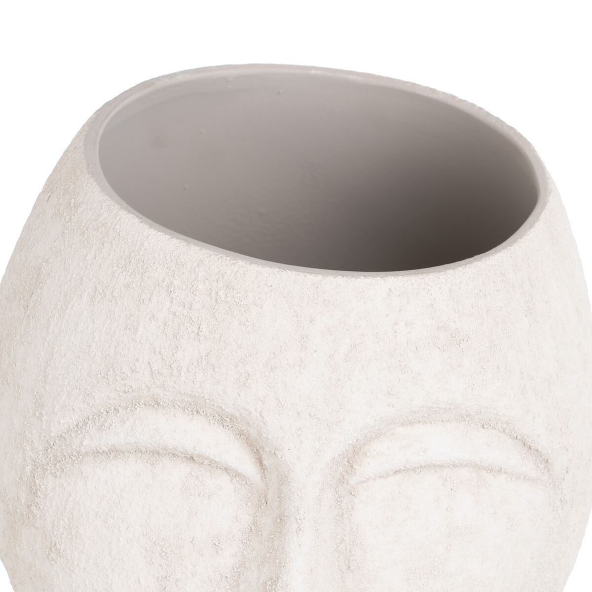 Vaso 26 x 26 x 28 cm Ceramica Crema