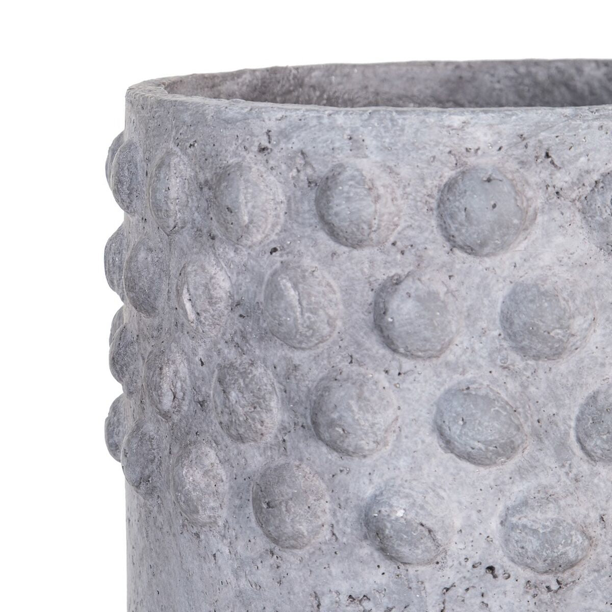 Vaso 35 x 35 x 38 cm Grigio Resina