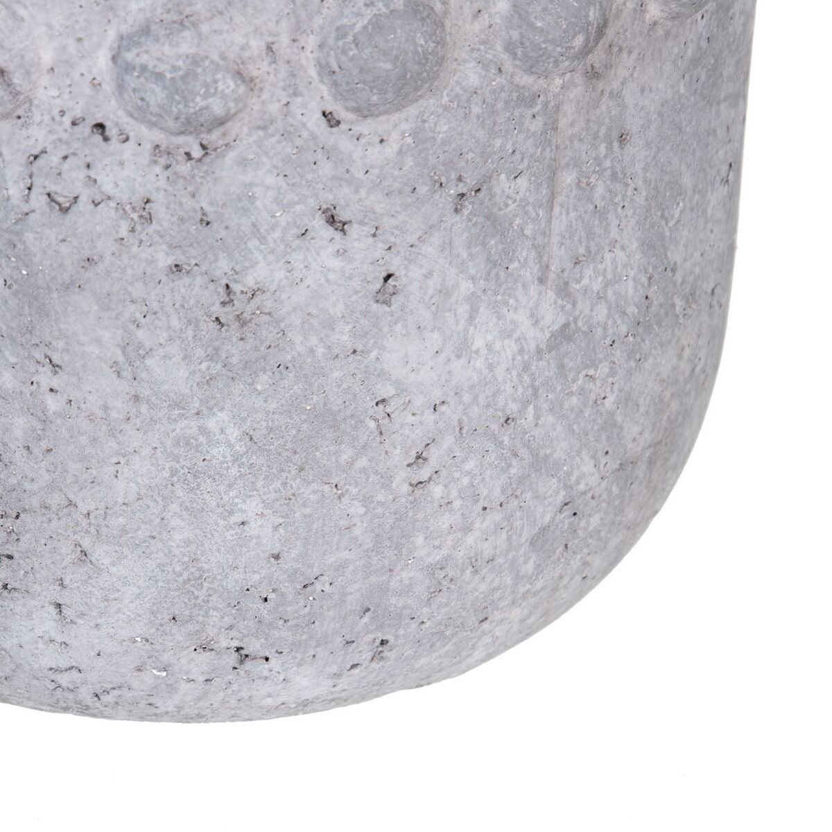 Vaso 35 x 35 x 38 cm Grigio Resina