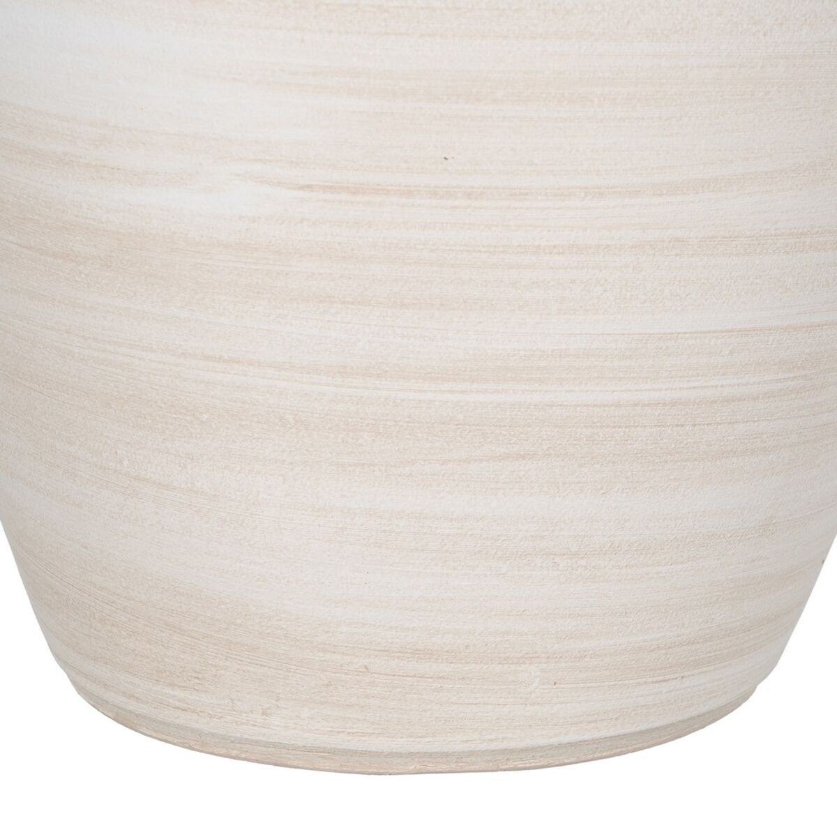 Vaso Crema Ceramica 30 x 30 x 40 cm