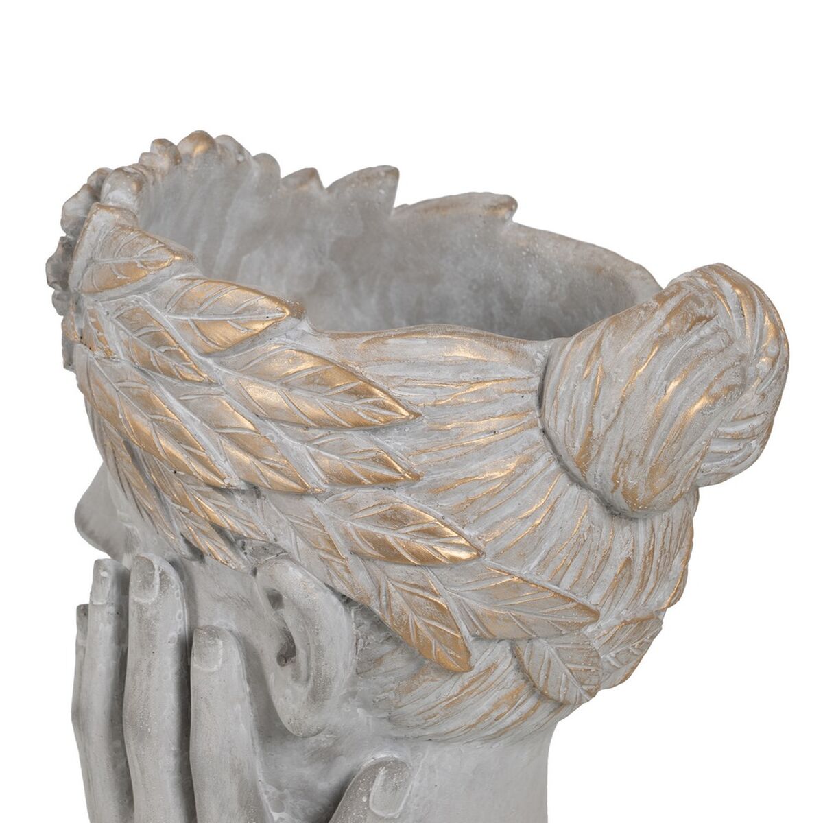 Vaso Grigio Cemento Viso 22 x 17 x 24 cm