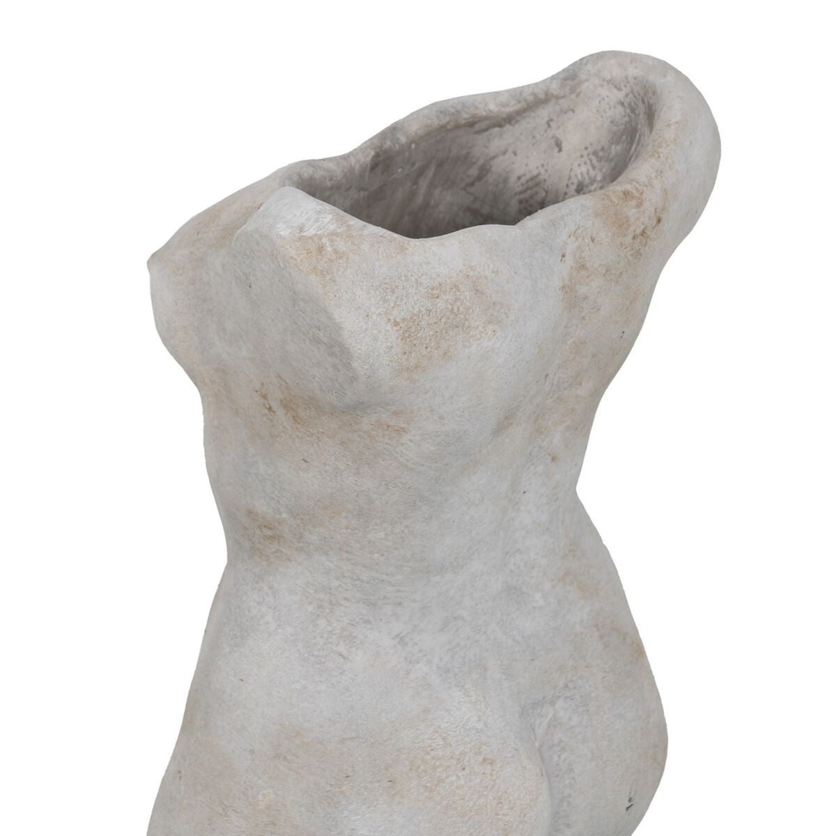 Vaso Grigio Cemento Busto 19 x 13,5 x 27 cm