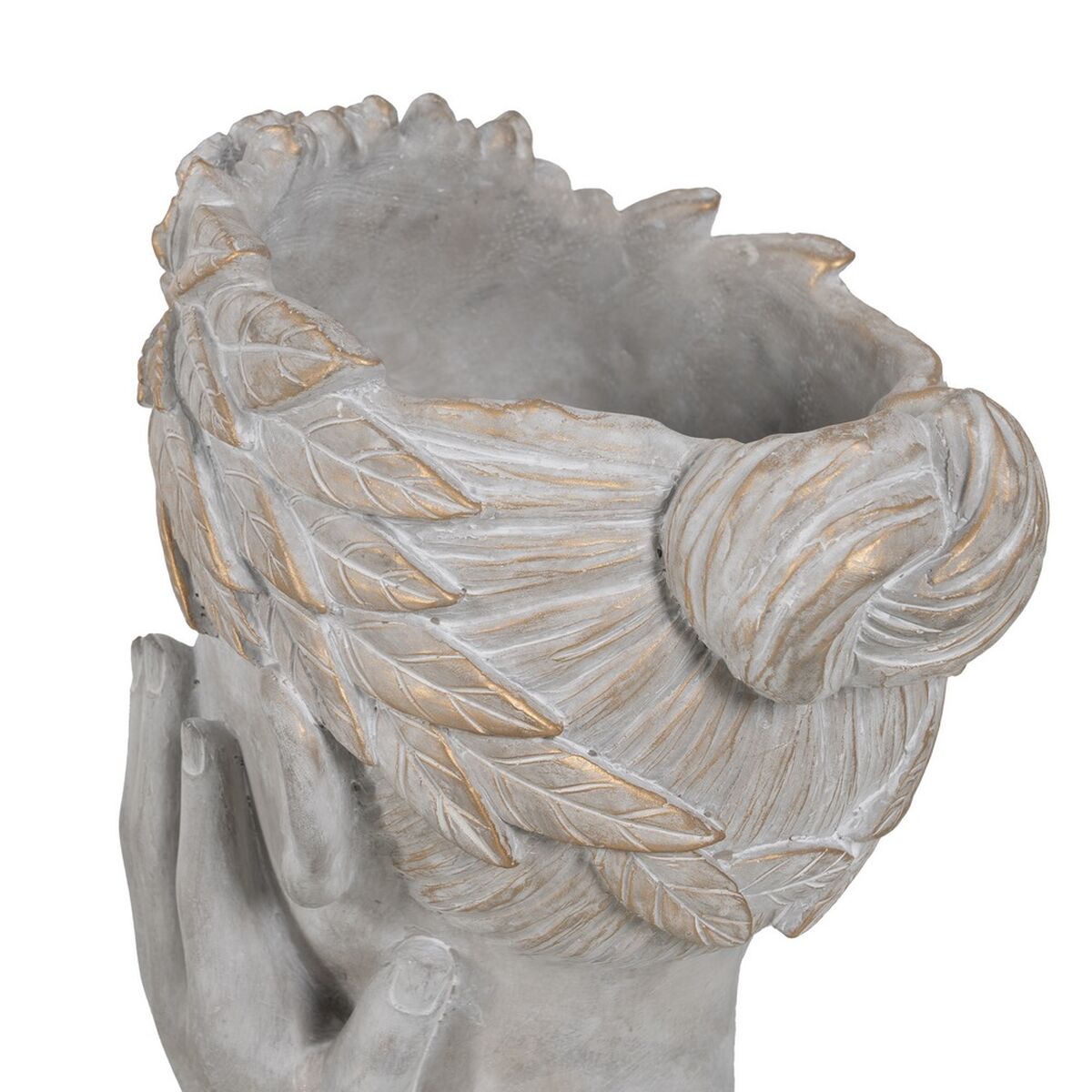 Vaso Grigio Cemento Viso 27 x 22 x 31 cm