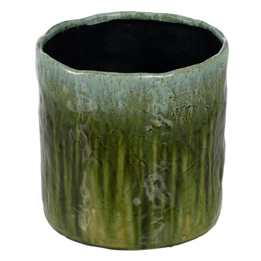 Vaso Verde Ceramica 31 x 31 x 31 cm