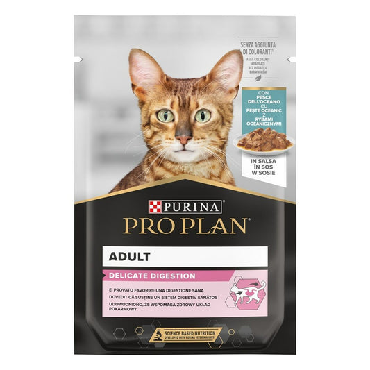 Cibo per gatti Purina Pro Plan Delicate Tacchino Pesce 10 x 85 g