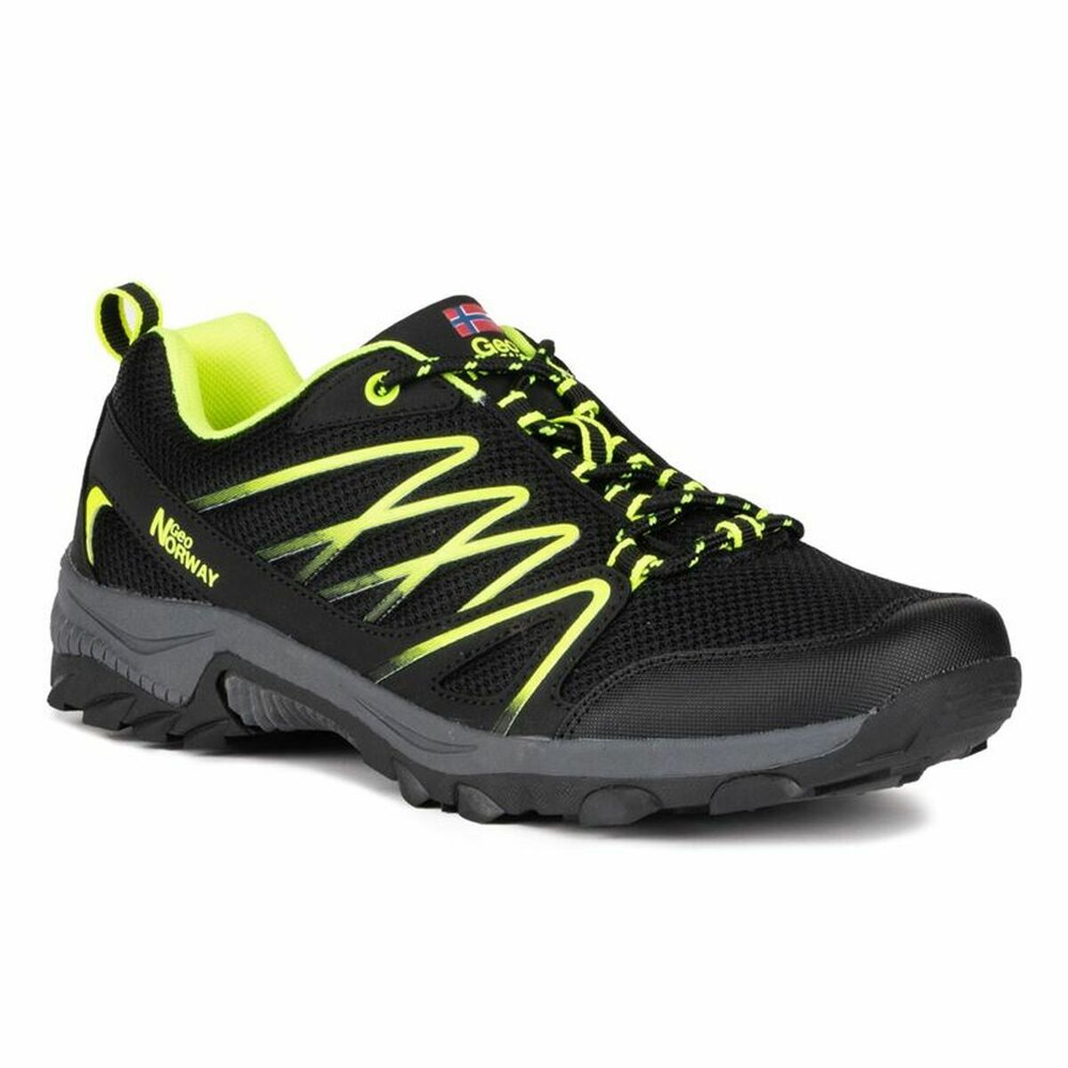 Scarpe da Running per Adulti Geographical Norway Nero