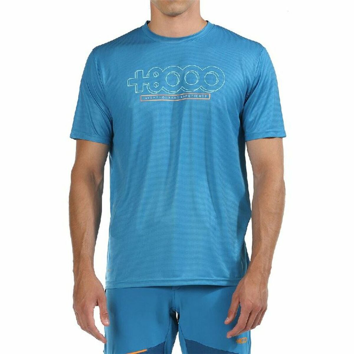 Maglia a Maniche Corte Uomo mas8000 Didio Azzurro