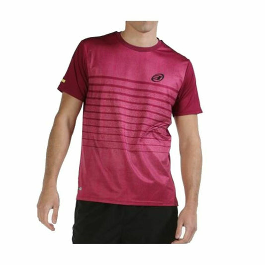 Maglia a Maniche Corte Uomo Bullpadel Litis Fucsia Uomo