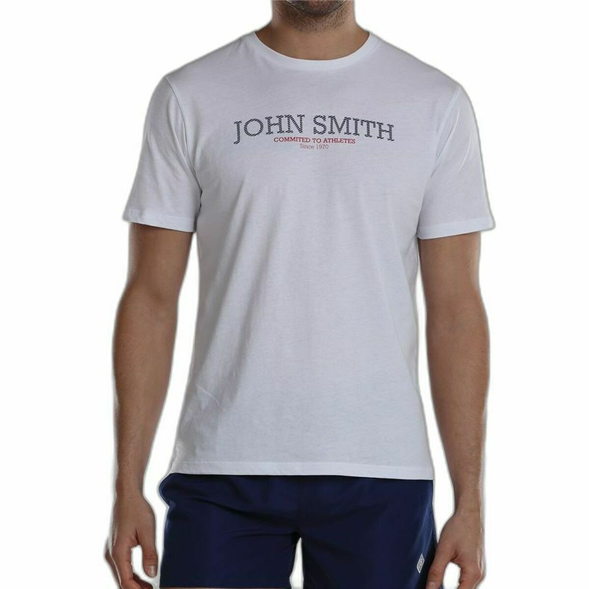 Maglia a Maniche Corte Uomo John Smith Efebo Bianco