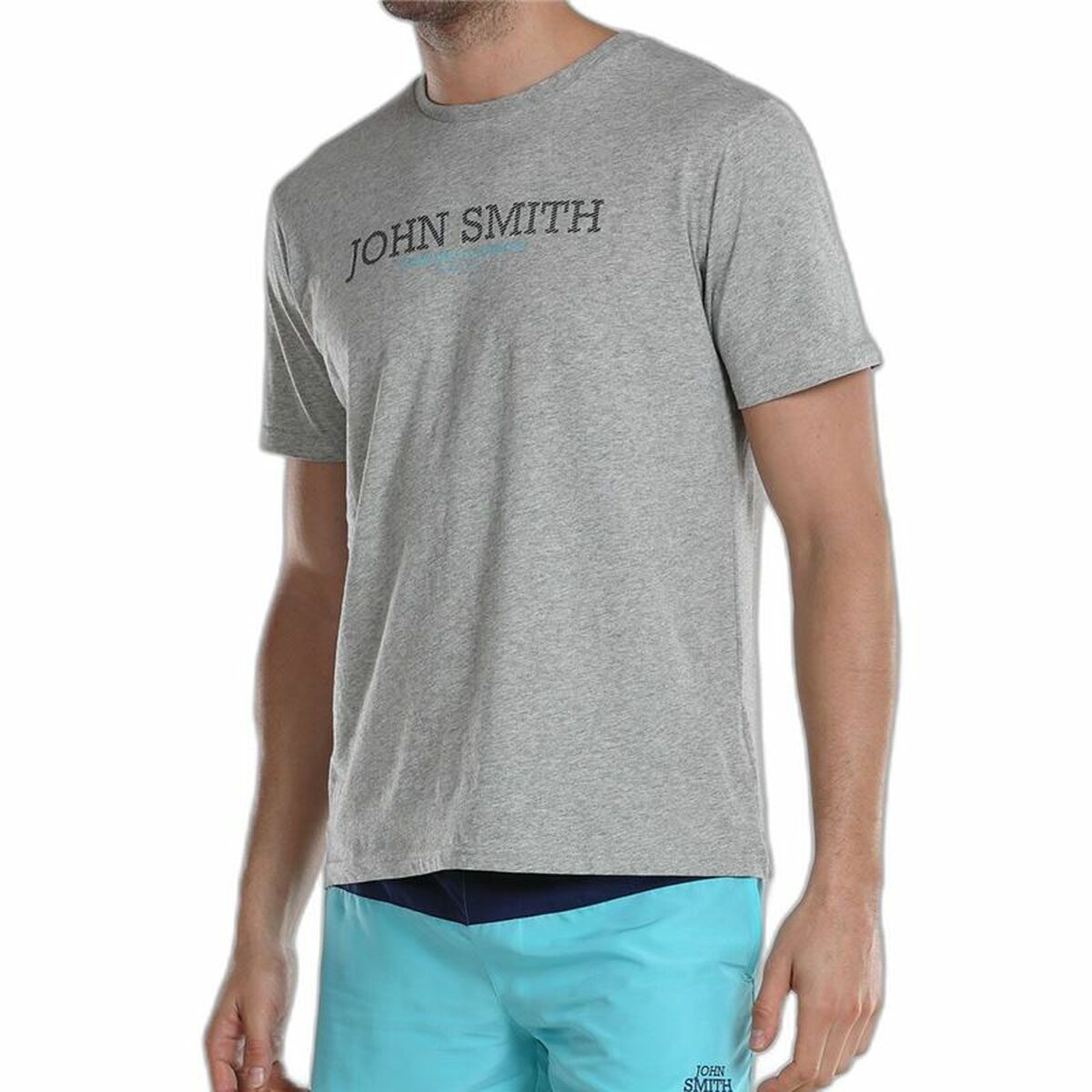 Maglia a Maniche Corte Uomo John Smith Efebo Grigio