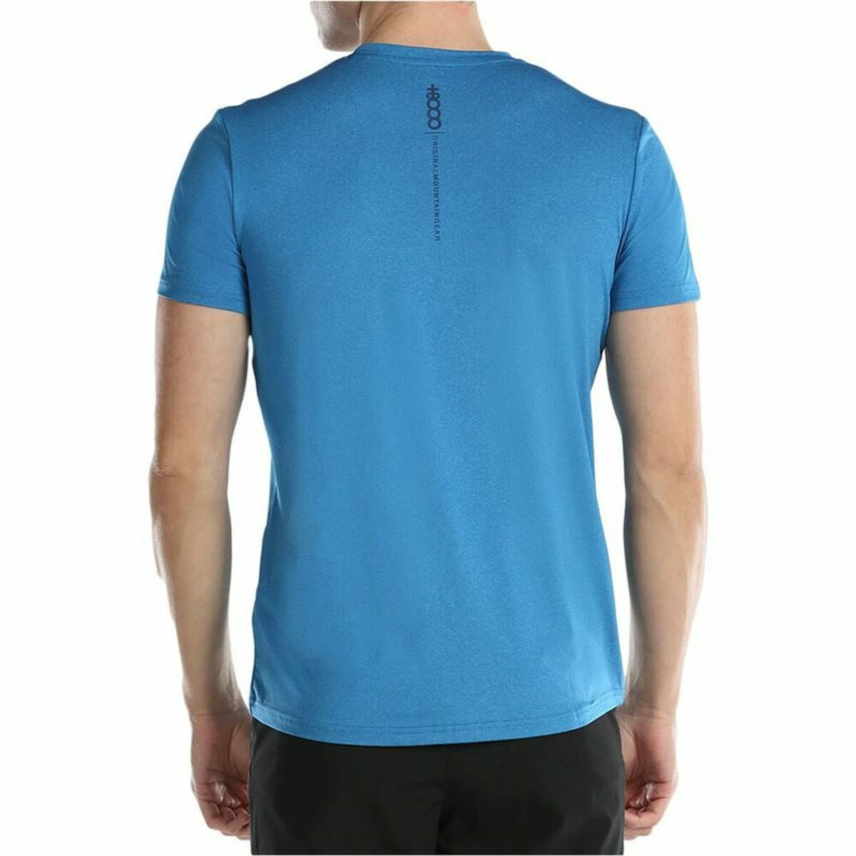 Maglia a Maniche Corte Uomo +8000 Uyuni Azzurro Indaco