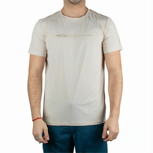 Maglia a Maniche Corte Uomo +8000 Uvero Beige