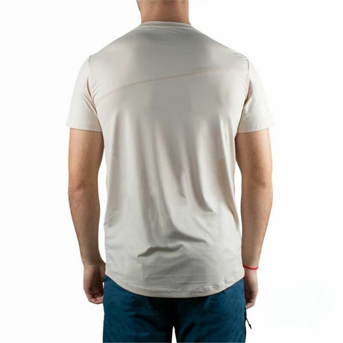 Maglia a Maniche Corte Uomo +8000 Uvero Beige