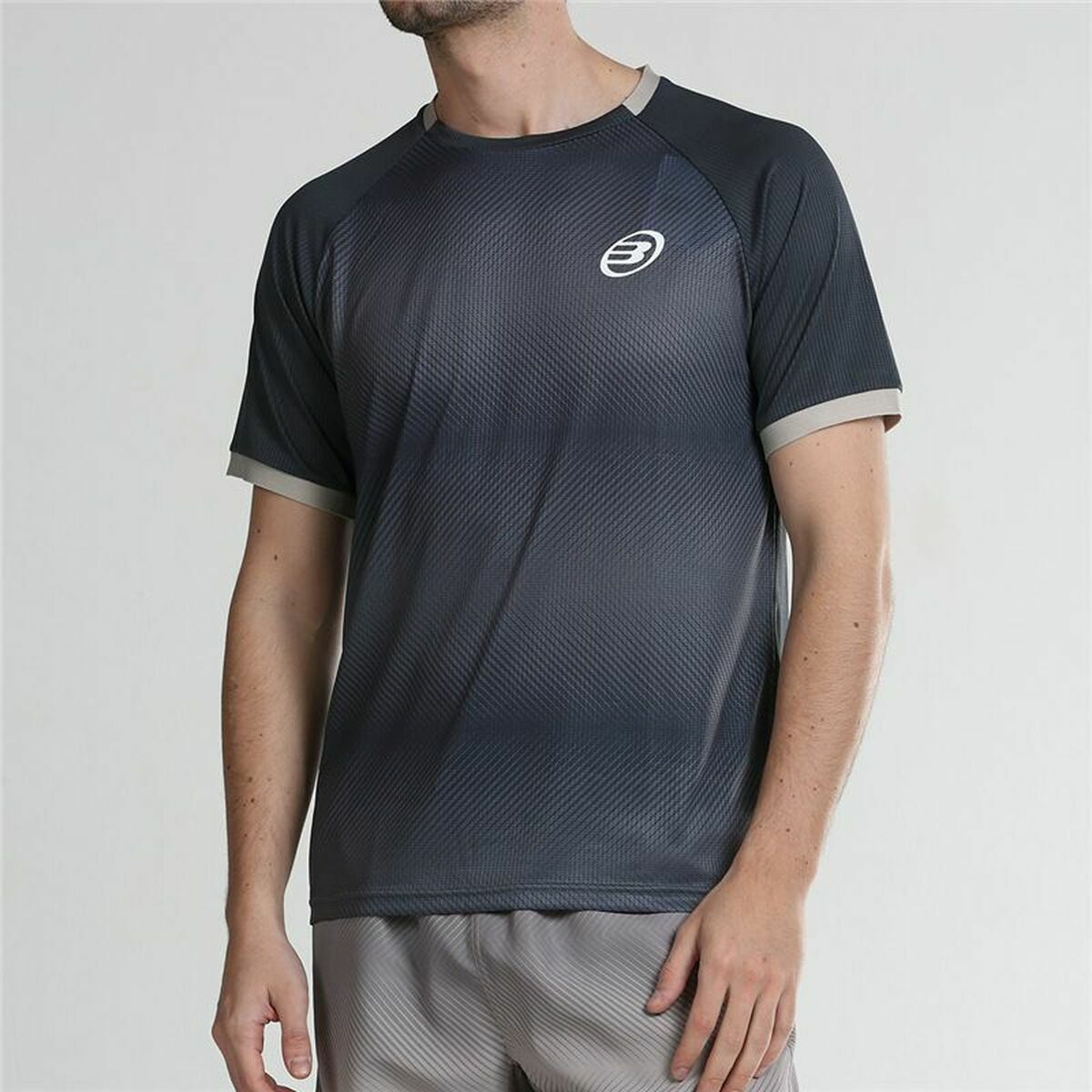 Maglia a Maniche Corte Uomo Bullpadel Actua  Grigio