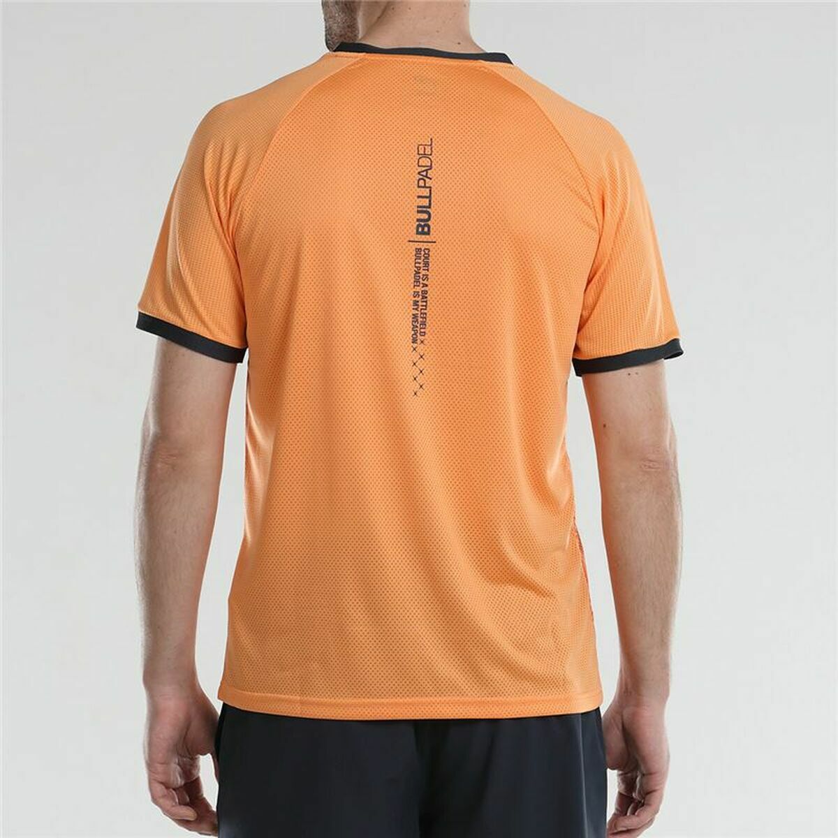 Maglia a Maniche Corte Uomo Bullpadel Actua  Arancio