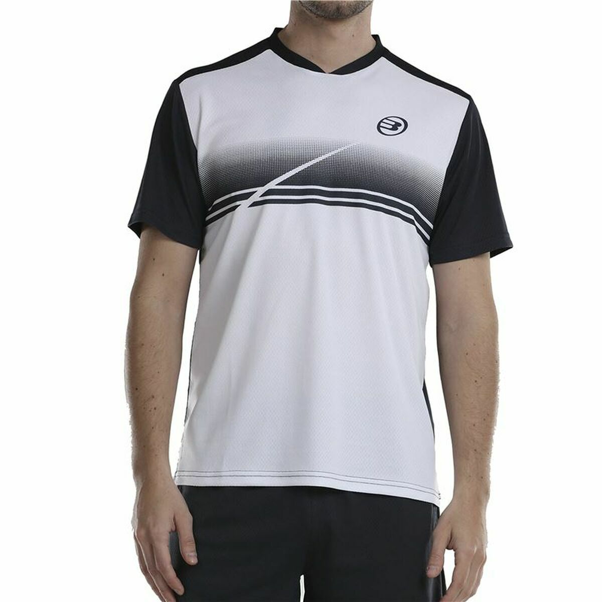 Maglia a Maniche Corte Uomo Bullpadel Adame  Bianco