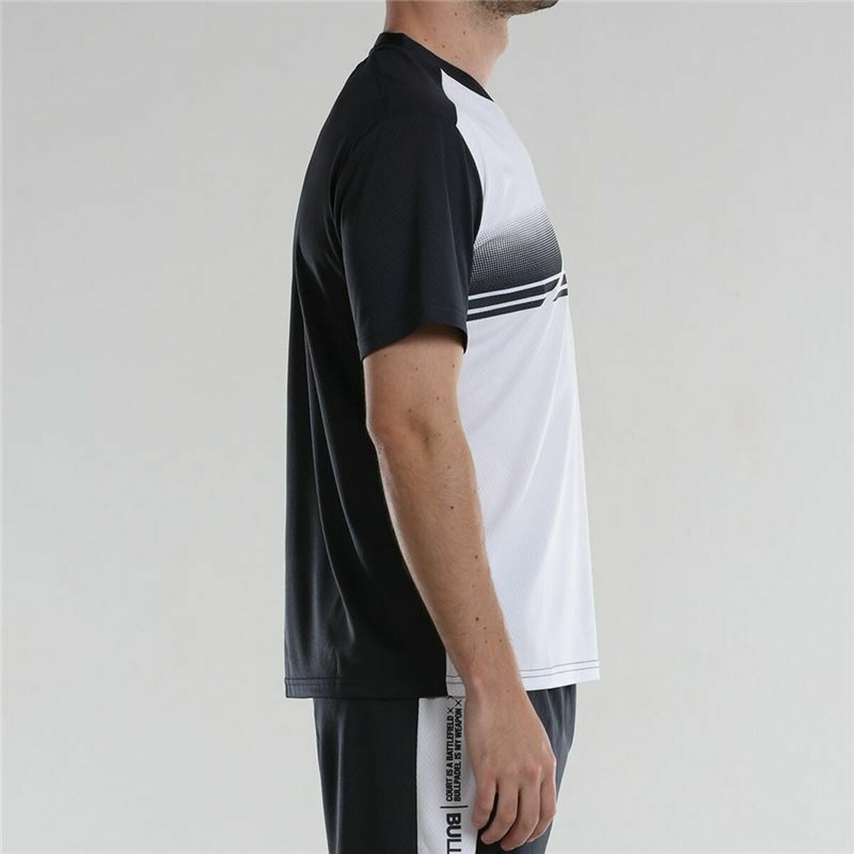 Maglia a Maniche Corte Uomo Bullpadel Adame  Bianco