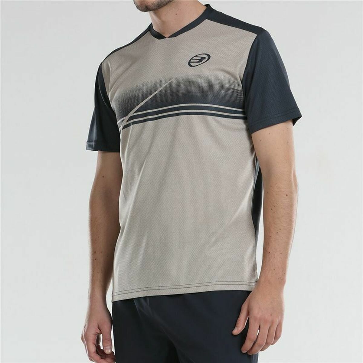 Maglia a Maniche Corte Uomo Bullpadel Creswell Grigio